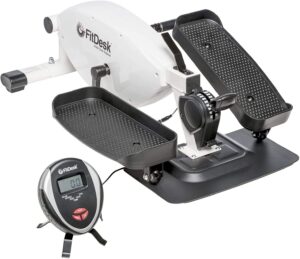 FitDesk Under Desk Bike Exercise Machine, Compact Magnetic Pedal Exerciser, Mini Elliptical, Quiet Seated Cardio Trainer for Home Office Workouts, Adjustable Resistance Bike for Desk Fitness UnderDesk Elliptical product image