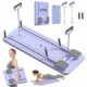 JANUA Pilates Board - Pilates Reformer Set, Multi-Purpose Foldable Pilates Reformer Board for Home, 5 in 1 Pilates Sliding Board Purple product image