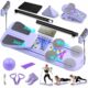 Pilates Board, Foldable Pilates Reformer Set for Home Workout with Timer, Multifunctional Portable Reformer Pilates Machine at Home Pilates Equipment A-Purple product image