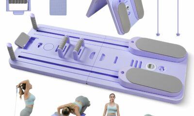 Upgraded Split Pilates Board-Pilates Reformer Set 6 in 1 Multifunctional Abdominal Fitness Board for Home Workout Equipment, Foldable Pilates Portable Reformer Machine, Ab Board Trainer for Women Foldable Pilates Board product image