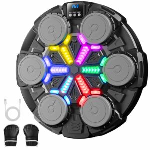 Oppvoci Music Punching Machine with Bluetooth & Rhythm Lights