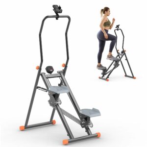 RYGEO Stair Stepper with Resistance Folding Vertical Climber