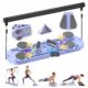 Pilates Board - Pilates Reformer Set with Timer, 7 in 1 Multi-Purpose Foldable Reformer Pilates Machine, Portable Pilates Equipment for Women, Home Workout, Fitness, Exercise, Abs, Core product image