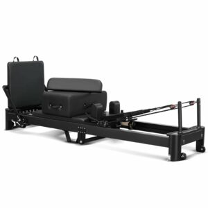 Pilates Reformer Machine, Aluminum Foldable Pilates Machine,Pilates Fitness Equipment for Home and Studio Aluminum Black product image