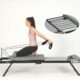 91" Pilates Reformer Machine Equipment with Spring for Home Workout,Foldable Reformer Pilates for Beginner ,Big Size NO Jumpboard product image