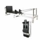 Pilates Reformer,EchoMe Foldable Reformer Pilates Machine for Home Use, with Alloy Resistance Springs, Pilates Equipment for Home Workouts with Jump Board, feet Strap,up to 400lb Longer Size(White) product image