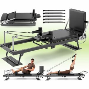 TYRSEN 91-Inch Pilates Reformer Machine 400lb