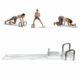 Pilates Reformer, Multifunctional Pilates Equipment for Abs Workout and Leg Exercise, Ski Machine, Pilates Board for Home Gym Full Body Workout product image
