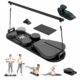 Pilates Board Reformer 15-in-1: Split & Foldable Design, Portable Home Gym with Digital Display, Resistance Bands, Balance Board for Women's Full Body & Core Training Black product image
