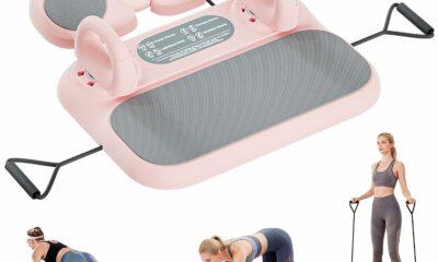 SHIJING Pilates Reformer Board，6-in-1 Foldable Pilates Equipment for Home Workout with Timber，Core& Full Body Training for Women 16* 4 *2 product image