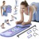 Pilates Board Pilates Reformer Set, Multifunctional Pilates Board for Home Workout, Foldable Abs Core Trainer Board,Pilates Board for Women, Men & Beginners for Full-Body Workouts Lilac pilates board product image