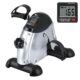 Mini Exercise Bike, himaly Under Desk Bike Pedal Exerciser Portable Foot Cycle Arm & Leg Peddler Machine with LCD Screen Displays Silver and Black product image
