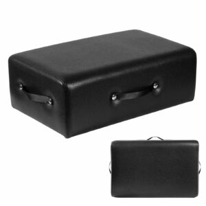 Pilates Reformer Box, Wooden Pilates Sitting Box for Home, Gym, and Studio Use, Pilates Box for Reformer Black product image