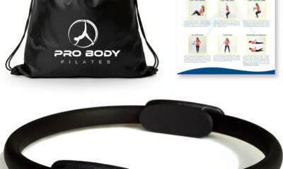 ProBody Pilates Fitness Circle – 14 Inch Pilates Ring for Focusing on Toning Inner Thighs, Arms, and Core Black product image