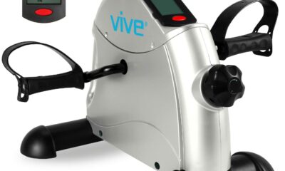 Vive Under Desk Bike Pedal Exerciser - Stationary Exercise Leg Peddler - Low Impact, Portable Mini Cycle Bike for Under Your Office Desk - For Arm or Foot - Small, Sit-Down Recumbent Equipment Machine product image