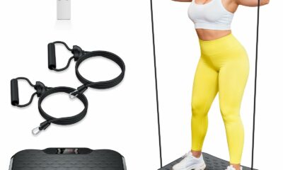 Vibration Plate Exercise Machine,Vibrating Platform for Lymphatic Drainage with 250 Speeds,450 lbs Weight Capacity,Vibrated Plates for Weight Loss,Full Body Workout Equipment for Fitness at Home Standard version product image