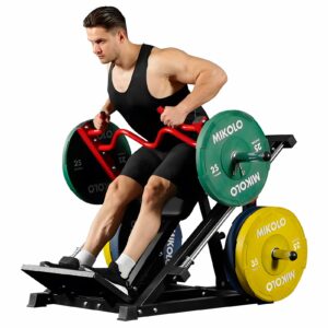 Mikolo Linear Row Machine, Back Workout Machine for Home Gym, Plate-Loaded Back Machine with Linear Bearing, Back Row Machine LAT Training Equipment SR06 Ultra Machine Only product image