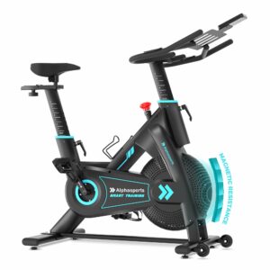 LUXECYCLES Magnetic Exercise Bike 400lbs Capacity