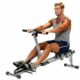 Rowing Machine, Compact Adjustable Rowing Machine 12 Levels of Complete Body Workout Resistance for Home, Low-Impact product image