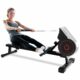 SereneLife Air & Magnetic Rowing Machine - Measures Time, Distance, Stride, Calories - For Gym or Home Cardio Workout product image