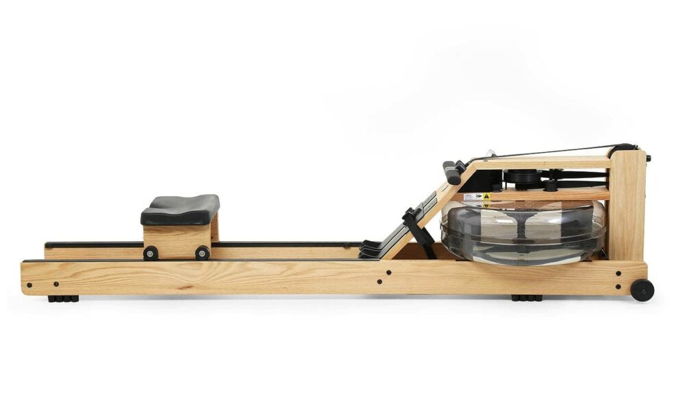 WaterRower Oak Rowing Machine with S4 BLE Monitor | USA Made Water Rower | Original Handcrafted Erg Row Machine for Home Use & Gym Lo-Rise product image