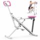 Sportsroyals Pink Squat Machine Rowing Machine for Home 2 in 1 Rower & Squat Assist Workout Foldable Rower for Home Full Body Worikout Adjustable 4 Resistance Bands 330lbs product image