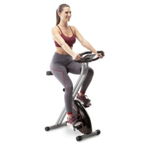 CIRCUIT FITNESS Circuit Fitness Folding Upright Exercise Bike with Adjustable Resistance 250 lb. Max. Capacity AMZ-150BK product image
