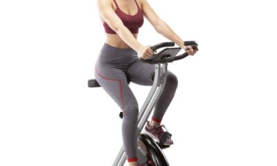 CIRCUIT FITNESS Circuit Fitness Folding Upright Exercise Bike with Adjustable Resistance 250 lb. Max. Capacity AMZ-150BK product image