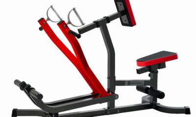 Seated Row Machine, GYHPD Plate Loaded Back Machines with Independent Arms, Multi Grip Positions with Rotating Handles, Upper Body Workout for Home Gym Workout Station product image