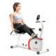 Marcy Recumbent Exercise Bike with Magnetic Resistance and Pulse Sensor NS-908R White 30.50 x 11.50 x 21.50 inches product image