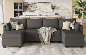 Huatean Home Modular Sectional Sofa 6-Seat with Storage