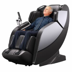 BOB AND BRAD iMaster Pro 4D Full Body Massage Chair, Co-Developed with Physical Therapists, 166° Zero Gravity SL-Track Recliner, Voice Control, Heat, Deep Tissue & Auto-Extend Calf for Tall Users product image