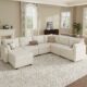 Modular Sectional Sofa Couches, Large Convertible Modular Couches with Storage, 7-Seater Sectional Sofa for Living Room, U Shaped Sectional Couch Sleeper Sofa with Chaise (Beige, 7 Seats) Beige 7-Seater product image