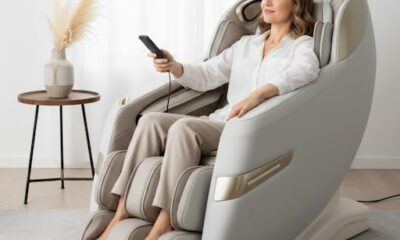 Titan Quantum Massage Chair | Taupe | Full Body & Zero Gravity Features | Customizable Massage Programs product image