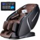 2026 4D Massage Chair Full Body Zero Gravity Shiatsu Messager Chair-SL Track AI APP Body Scanning Heating Back Foot Recliner-Massaging Chairs for Office Home Brown product image