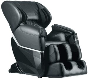 FDW Massage Chair Zero Gravity Full Body Electric Shiatsu Approved Massage Chair Recliner with Foot Rollers Built-in Heat Therapy Air Massage System Stretch Vibrating for Home Office,Black product image