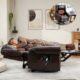 CDCASA Dual Motor Lay Flat Lift Chairs Recliners for Elderly with Massage and Heat, Breathable Leather Infinite Position Large Sleeping Electric Power Lift Chair Recliner for Seniors, Brown 1 Brown product image