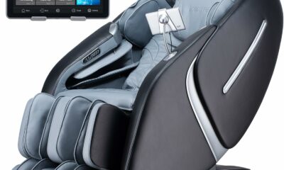 2026 4D Massage Chair Full Body Zero Gravity Shiatsu Messager Chair-SL Track AI APP Body Scanning Heating Back Foot Recliner-Massaging Chairs for Office Home Grey product image