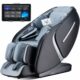 2026 4D Massage Chair Full Body Zero Gravity Shiatsu Messager Chair-SL Track AI APP Body Scanning Heating Back Foot Recliner-Massaging Chairs for Office Home Grey product image