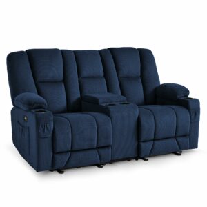 MCombo 6035SET Zero Gravity Power Loveseat with Console