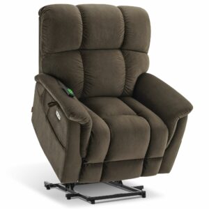 MCombo Large-Wide Dual Motor Power Lift Recliner Chair with Massage and Heating