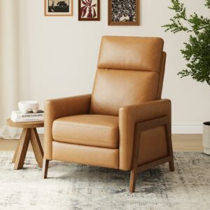 COLAMY Mid Century Wingback Recliner Chair (Set of 1)