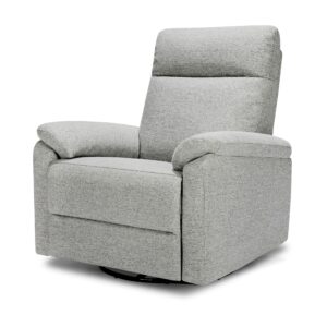 Davinci Suzy Power Recliner - 270° Swivel Nursery Glider w/USB Port - Electric Recliner Chairs for Adults - GREENGUARD Gold Certified - Reclining Rocking Chair for Nursery & Living Room - Frost Grey Frost Grey Electronic product image