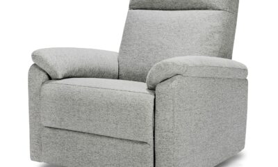 Davinci Suzy Power Recliner - 270° Swivel Nursery Glider w/USB Port - Electric Recliner Chairs for Adults - GREENGUARD Gold Certified - Reclining Rocking Chair for Nursery & Living Room - Frost Grey Frost Grey Electronic product image