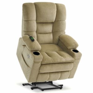 MCombo Triple Motor Power Lift Recliner Chair with Massage and Heat