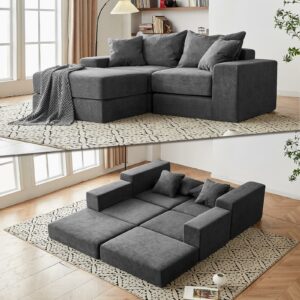 CozyMine Modular Sectional Cloud Sofa L-Shape Chaise