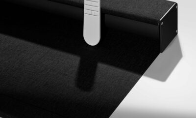 Boolegon Motorized Roller Blinds with Remote Control, Blackout Linen Fabric-Matched Automatic Roller Shades for Windows, Rechargeable Electric Window Shades for Home, Office, Black, Custom Now Blackout-black Custom Size product image