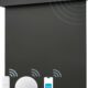 Smart Roller Shades for Windows, Alexa Blackout Motorized Blinds with Remote Control, Easy Install Automatic Electric Blinds for Indoor (23" W x 72" H, Black) 23"W x 72"H Black product image