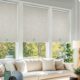 Yoolax Motorized Blinds with Remote, Blackout Smart Blinds for Windows Motorized Roller Shades, Automatic Window Shades Work with Alexa Custom Size (Blackout-Linen Beige) Blackout Linen Beige 105"W x 117"H product image