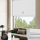 Allesin Motorized Roller Blinds with Remote Control for Windows, Blackout Automatic Smart Shades, Dry Battery Powered Electric Blind (White 35" W x 72" H) White 35"W x 72"H product image